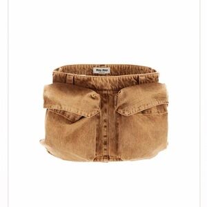 NWT Miu Miu Denim skirt